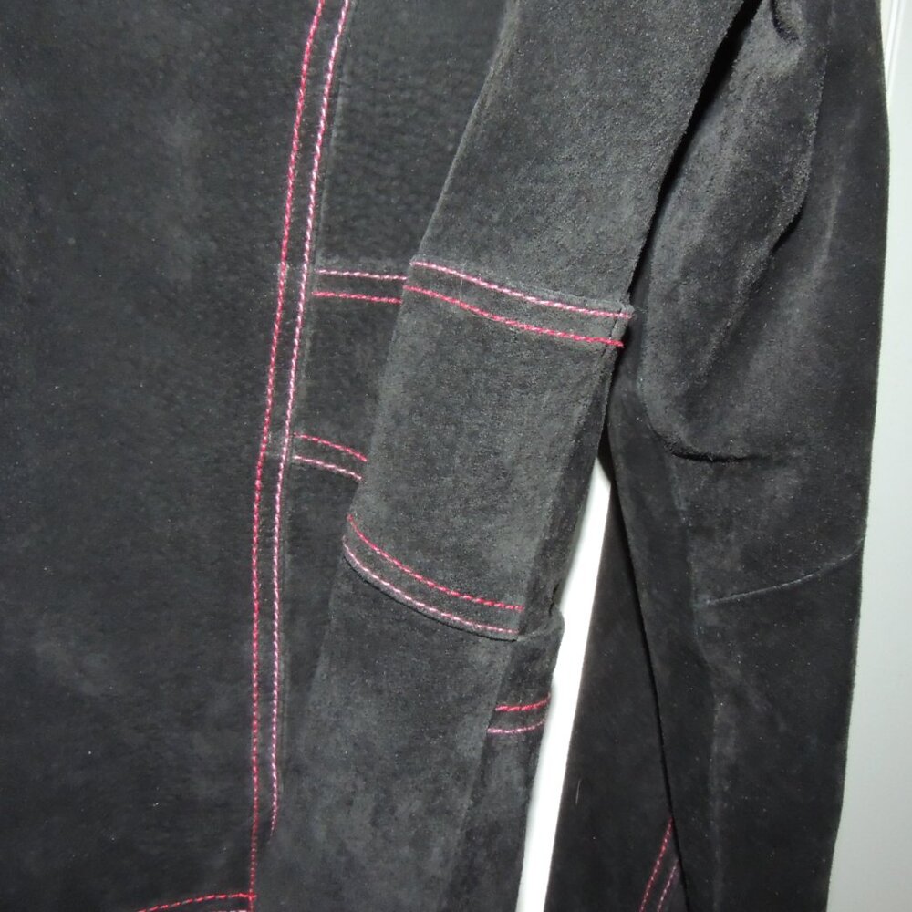 Suede, leather coat - Picture 8 of 9